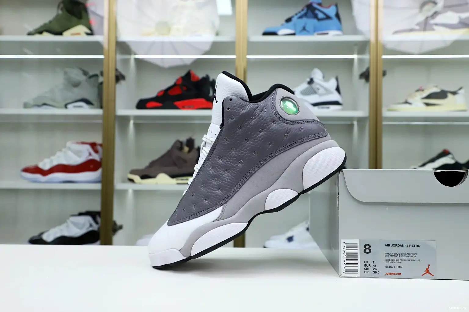 AIR JORDAN GREY' Kimikick RETRO -414571-016 13 'ATMOSPHERE 0520